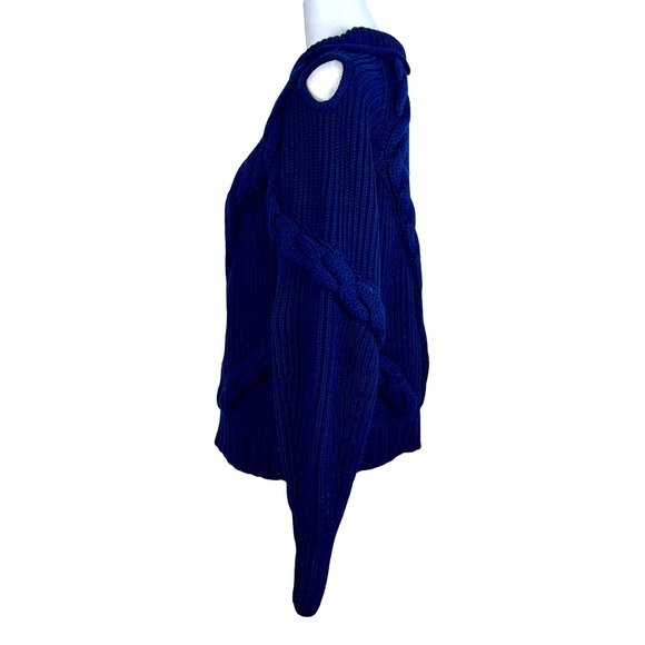 ALEXANDER McQUEEN SWEATER IN NAVY BLUE - Picture 5 of 8